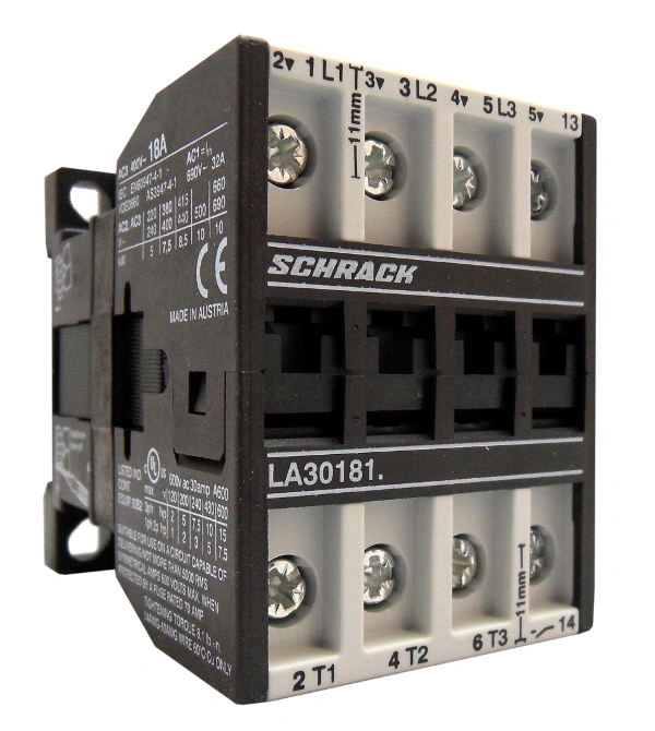 Contactor 3-poli, 7,5kW/18A AC3, 32A AC1, 1ND, 230VAC