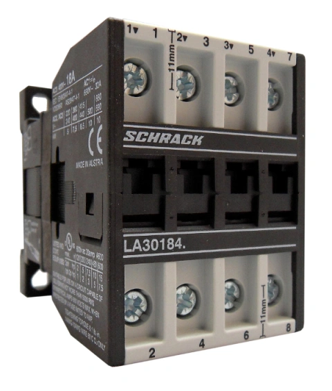 Contactor 4-poli, 7,5kW/18A AC3, 32A AC1, 230VAC