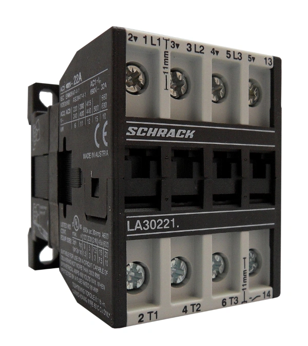 Contactor 3poli, 11kW/22A AC3, 32A AC1, 1NO, 110VAC