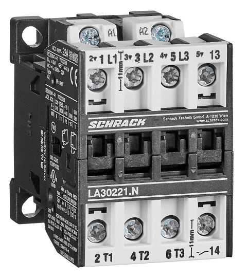 Contactor 3-poli, 11kW/22A AC3, 32A AC1, 1ND, 230VAC