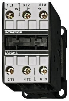 Contactor, 3pole,11kW/24A AC3, 50A AC1, 24VAC
