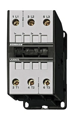 Contactor, 3pole,30kW/62A AC3, 120A AC1, 48VAC