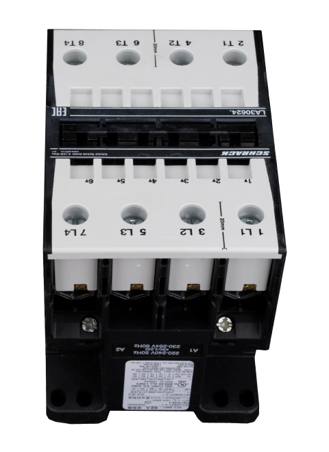 Contactor, 30kW, 62A AC3, 120A AC1, 4-pole, 230VAC_5