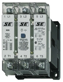 Contactor, 3pole,37kW/74A AC3, 130A AC1, 110VAC