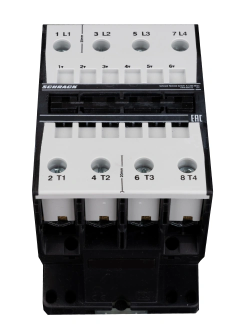 Contactor 4-poli, 37kW/74A AC3, 130A AC1, 230VAC_2