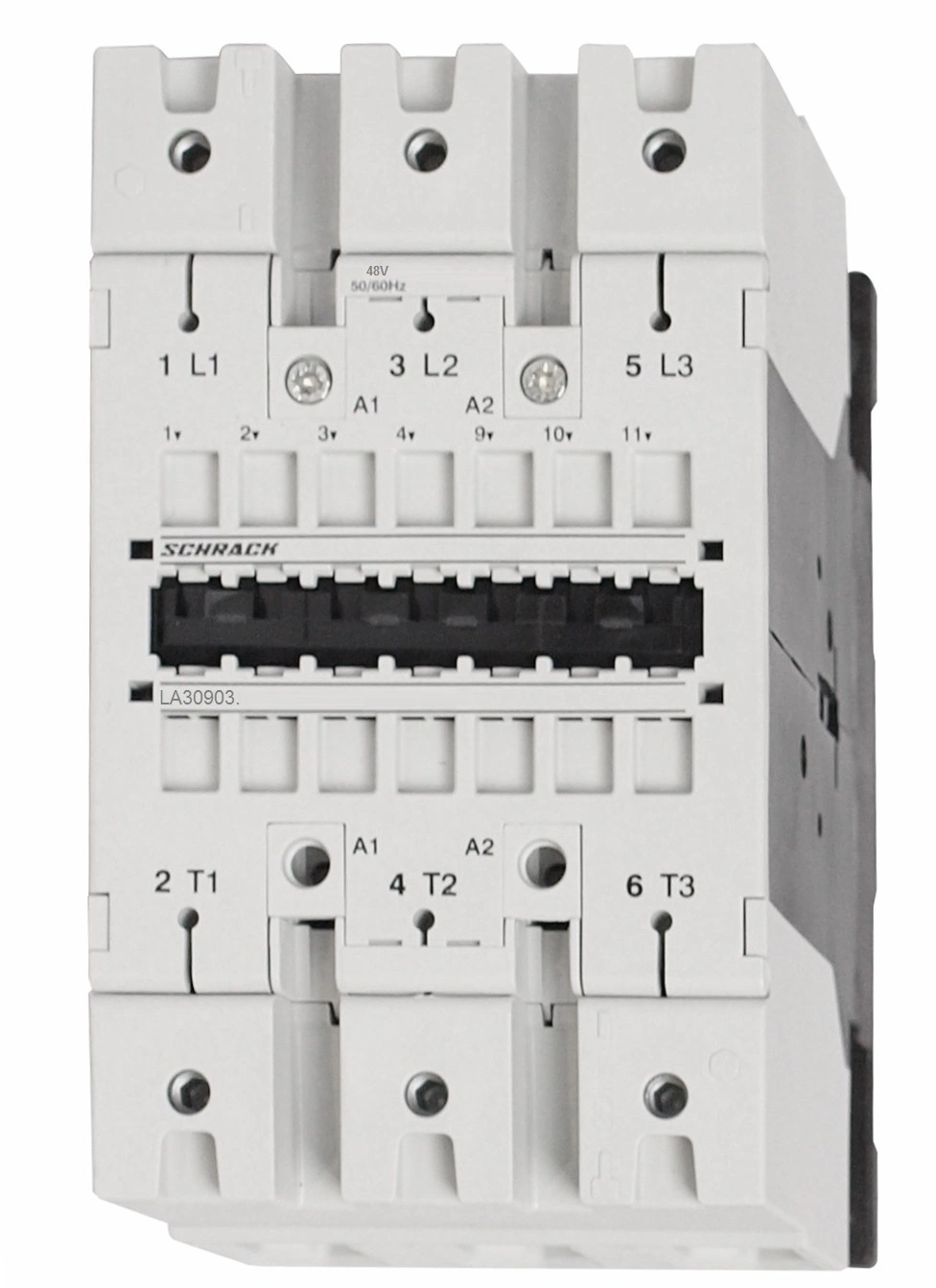 Contactor, 3pole,45kW/85A AC3, 150A AC1, 48VAC