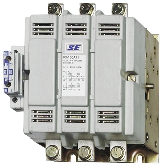 Contactor, 3pole,250kW/450A AC3 600A AC1, 2NO+2NC, 230VACDC