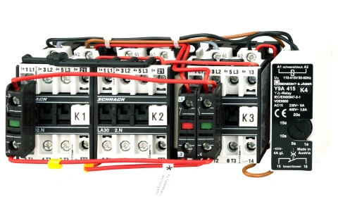 Ansamblu comutator Y-D 16A, 7,5kW/230VAC