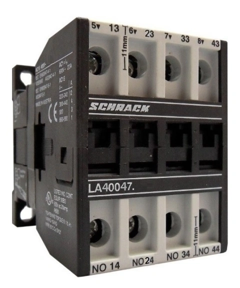 Contactor auxiliar, 4A AC15, 24 VDC, 4ND