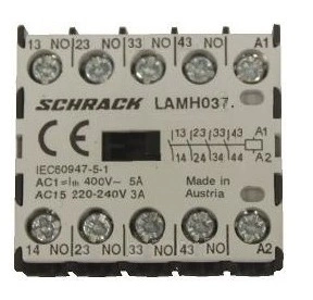 Microcontactor auxiliar 4ND, 3A, 24VAC