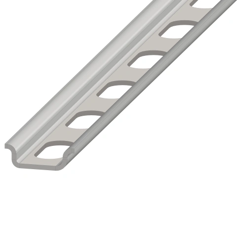 Sină de montaj decupată, zincată, 2000x15x5mm