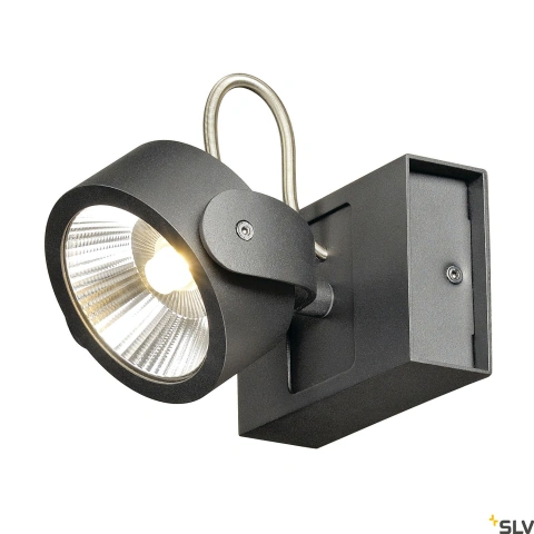 KALU LED 1,negru,3000K,60°lampa plafon/perete