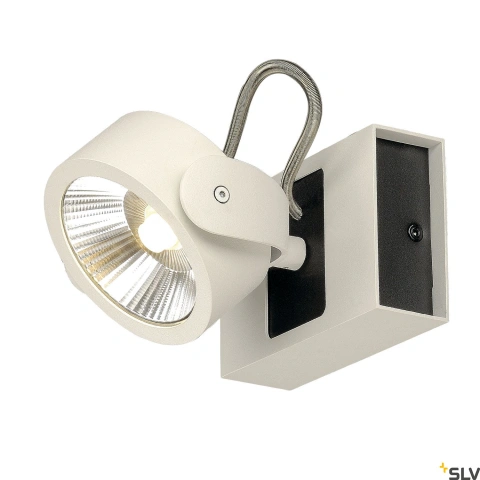 KALU LED 1,3000K,60° alb/negrulampa plafon/perete