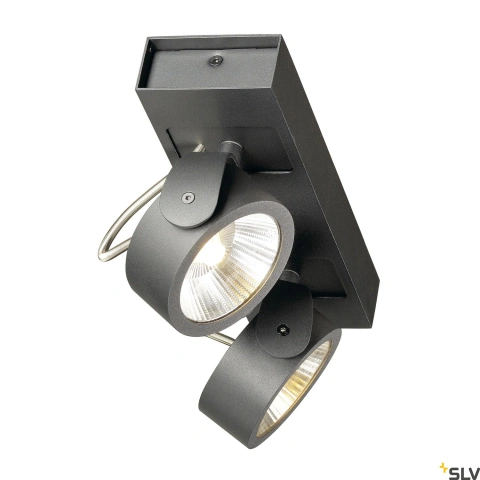 KALU LED 2,negru,3000K,60°lampa plafon/perete_1