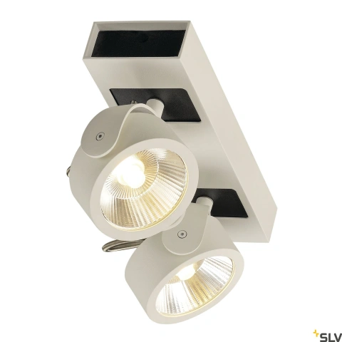 KALU LED 2,3000K,60° alb/negrulampa plafon/perete_1