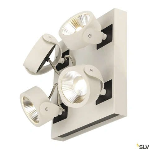 KALU LED 4,sq,3000K,60°alb/neglampa plafon/perete_1