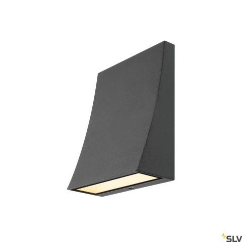 DELWA WIDE LED,3000K,100°,negrIP44