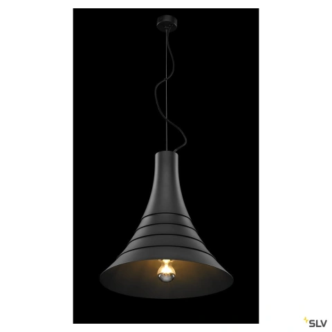 BATO 45 PD, Indoor pendant light, black, E27, max. 60W_1