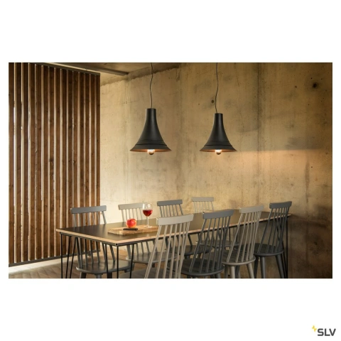 BATO 35 PD, Indoor pendant light, black, E27, max. 60W_1