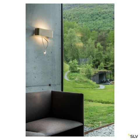 MANA LED spot 200,3000K,alb/chrlampa de perete_2