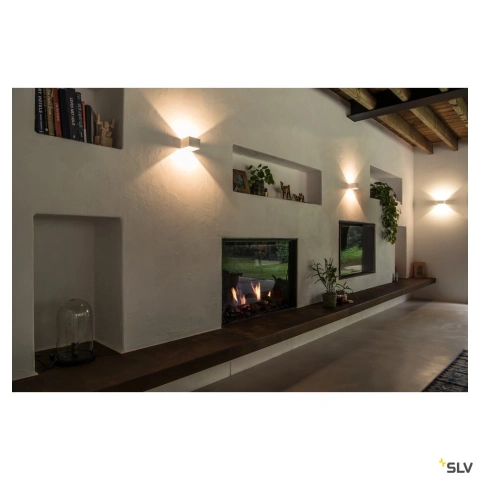 LOGS IN LED,alb,2000K-3000Klampa de perete, Dim pe calda_1