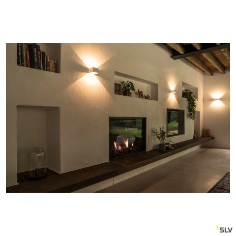 LOGS IN LED,alb,2000K-3000Klampa de perete, Dim pe calda_4