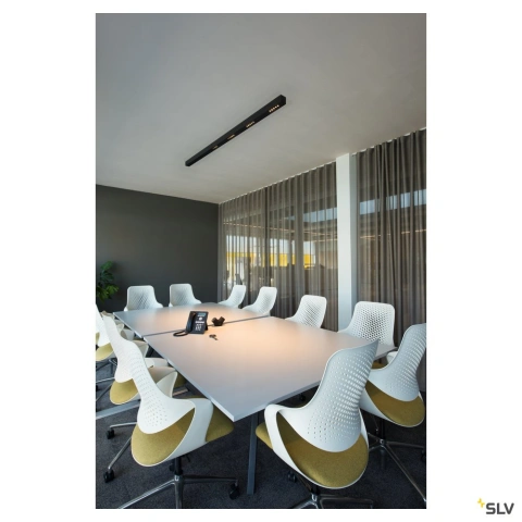 Q-LINE CL, LED Indoor ceiling light, 2m, BAP, black, 3000K_1