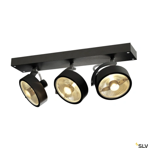 KALU 3 QPAR111,negru,75Wlampa plafon/perete