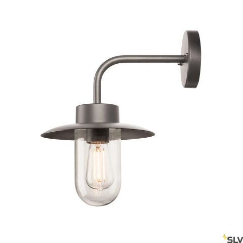 MOLAT E27,antracit,60W,IP44lampa de perete, Ext.