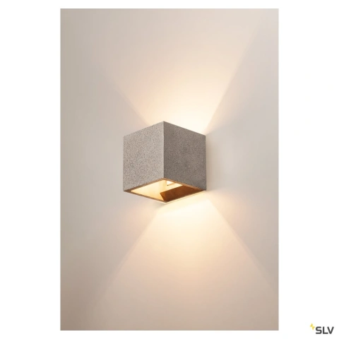 SOLID CUBE,negru gresie,25Wlampa de perete, QT14_4