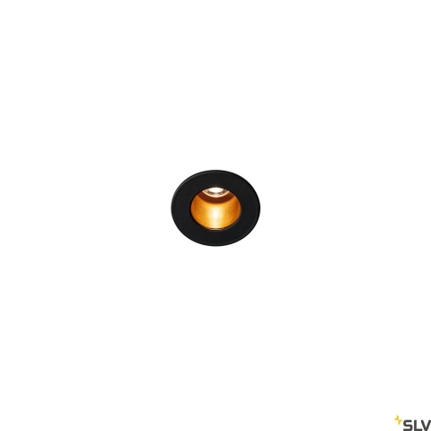 TRITON MINI LED,12°negru/auriuincastrat tavan, 3000K