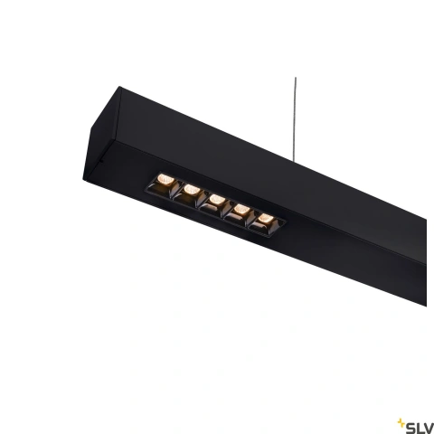Q-LINE PD, LED Indoor pendant light, 1m, BAP, black, 3000K_1