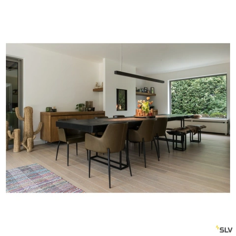 Q-LINE PD, LED Indoor pendant light, 2m, BAP, black, 4000K_3