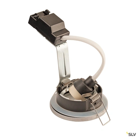 DOLIX OUT GU10 ROUND Downlight, silver-gray, max. 50W_1