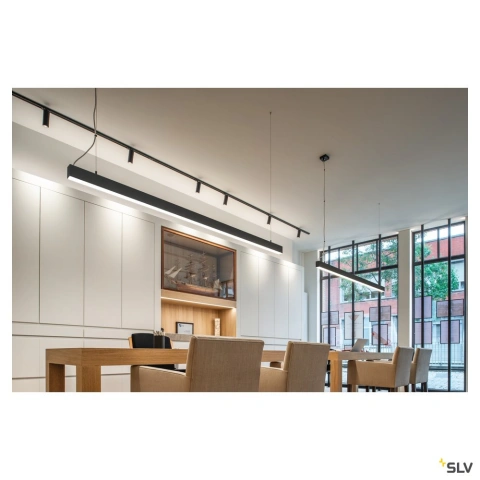 GLENOS pendant, mat negru, 2m , 103W, 3000K_4