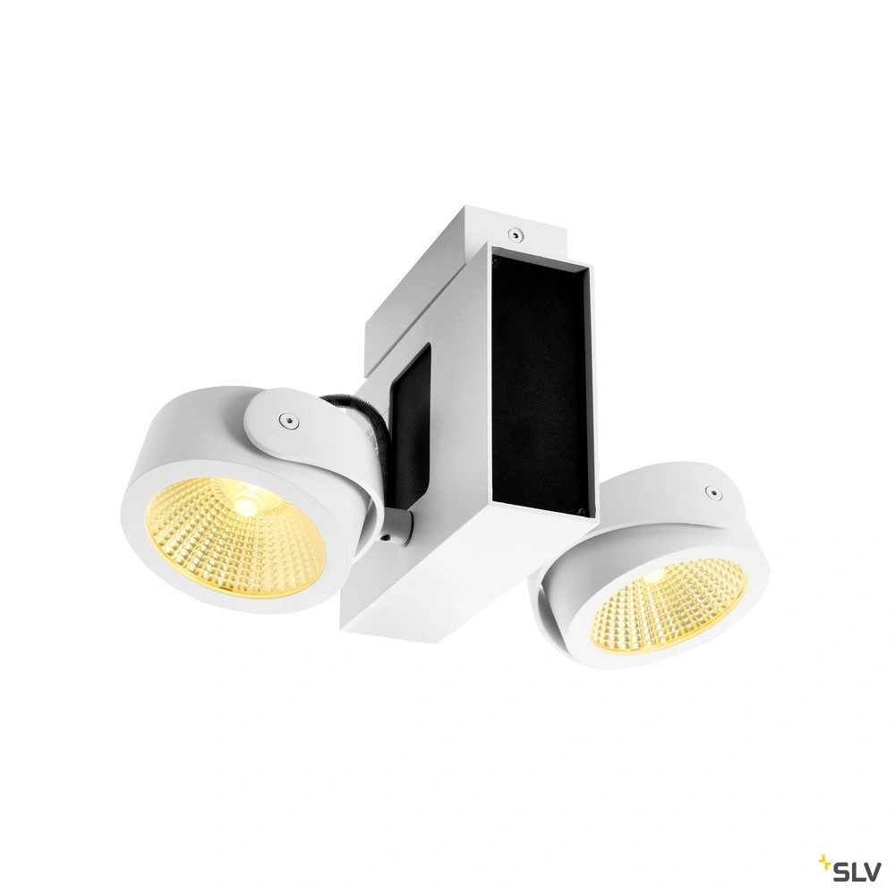 TEC KALU CW, LED Indoor  double, white/black 60° 3000K
