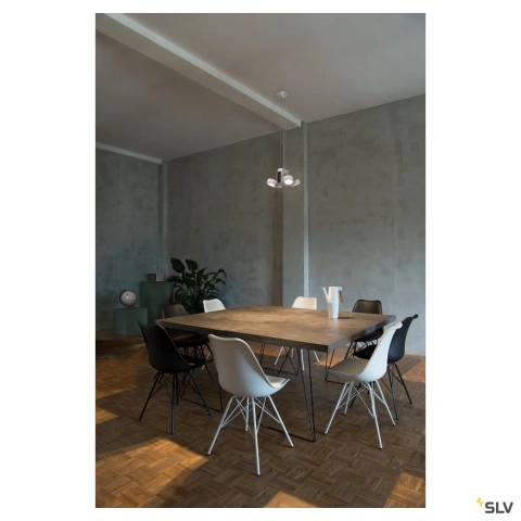 TEC KALU CW, LED Indoor, quad white/black 24° 3000K_3