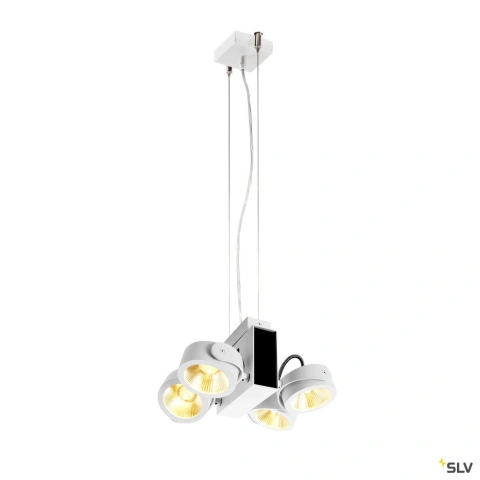 TEC KALU CW, LED Indoor, quad white/black 24° 3000K_2