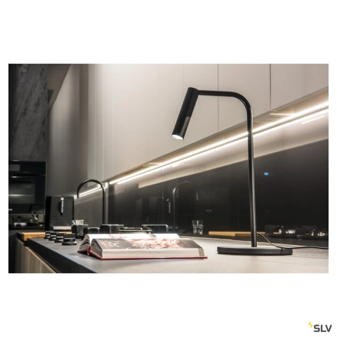 KARPO TL, LED Indoor table lamp, black, 3000K_8