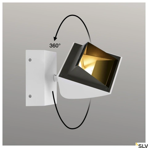 MERADO FLOOD WL, LED Indoor wall light, white, 3000K, 40°_1