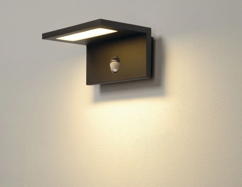 LED SENSOR WL, LED Outdoor wall light, IP44,anthracite,3000K_1