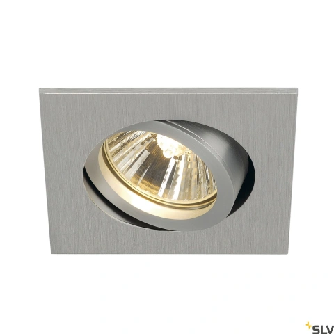 NEW TRIA 68 square, QPAR51 brushed aluminium 50W