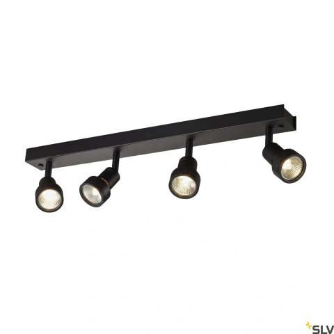 PURI CW, Indoor quad, QPAR51, black, 4x50W