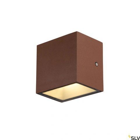 SITRA CUBE WL, rust coloured, IP44, 3000K, 10W