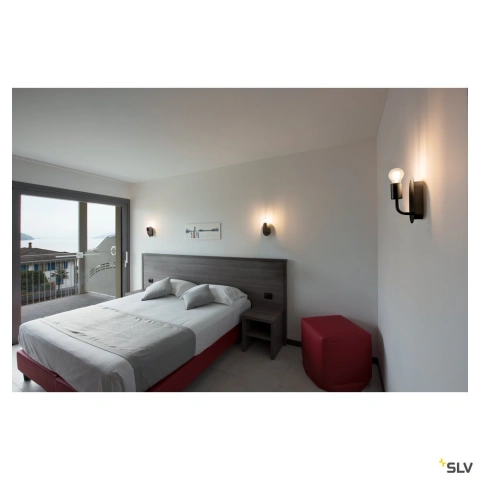 FITU WL, Indoor wall light, E27, black, max. 24W_4
