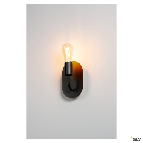 FITU WL, Indoor wall light, E27, black, max. 24W_5