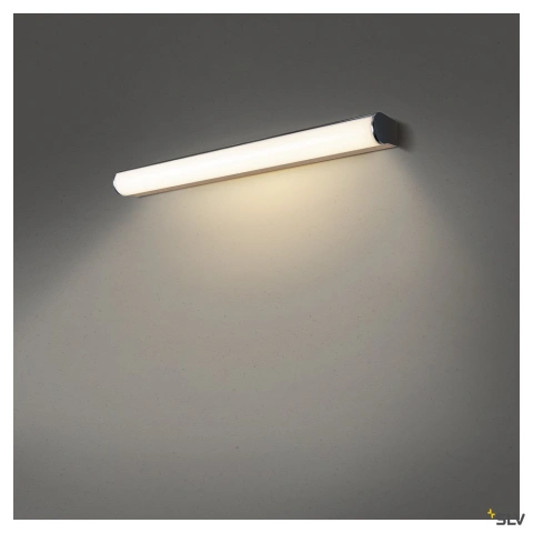 MARYLIN, LED Outdoor wall light, chrome, IP44, 3000K, 15W_3