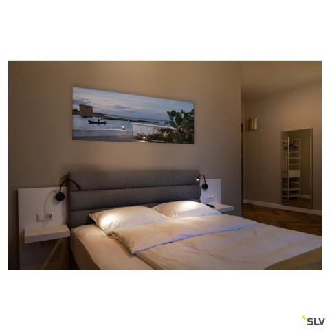 DIO FLEX PLATE LED, LED Indoor wall light, black, 2700K_4