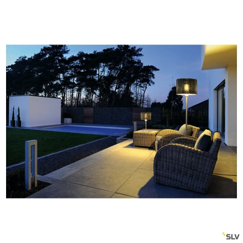 ADEGAN MANILA TL E27 24W, PE antracit+SST 304+granit G654_1
