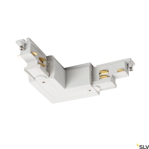 S-TRACK DALI L-conector cu electrod impamant intern, alb
